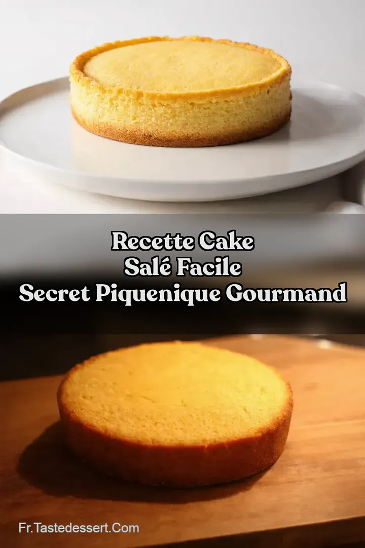 Recette Cake Sal&eacute; Facile Secret PiqueNique Gourmand