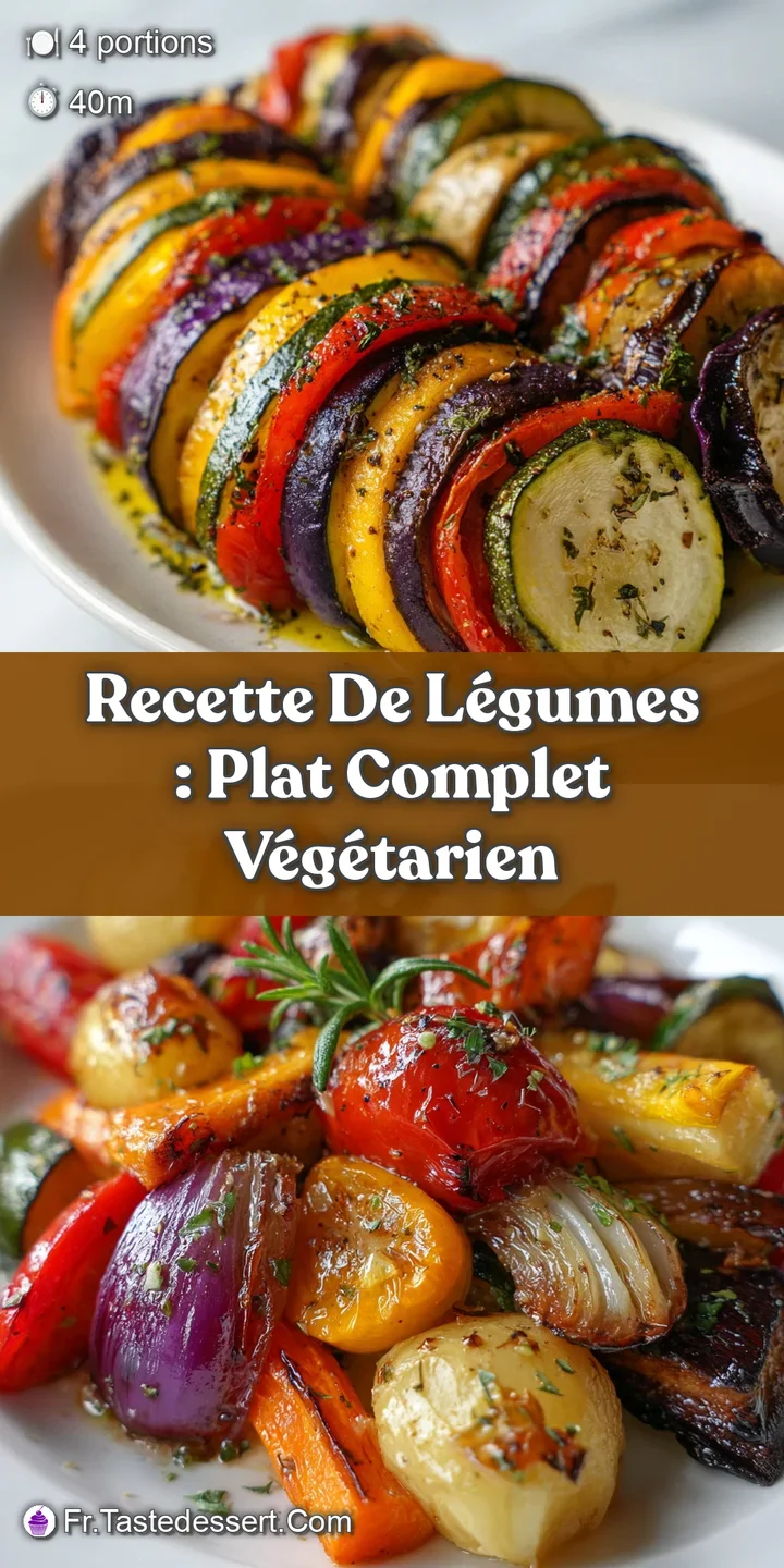 Close-up shows the roasted veggies - wrinkled skins, caramelized edges. Sun-dried tomato and basil. A flavorful vegetarian...