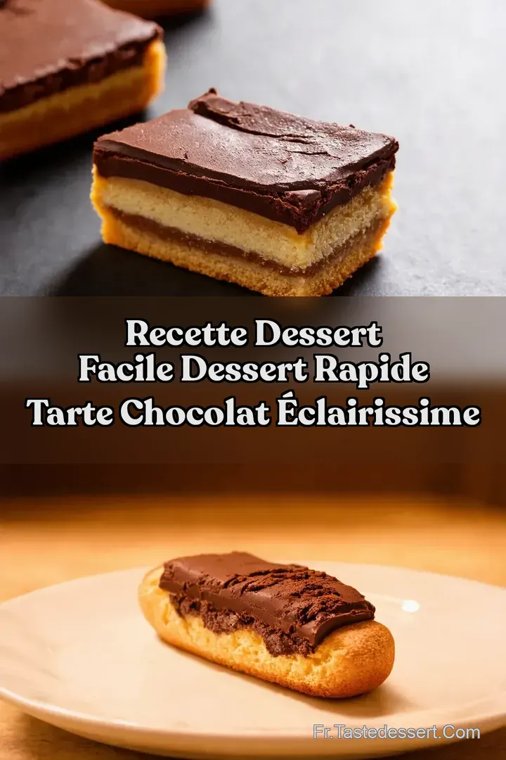 Recette Dessert Facile Dessert Rapide Tarte Chocolat &Eacute;clairissime