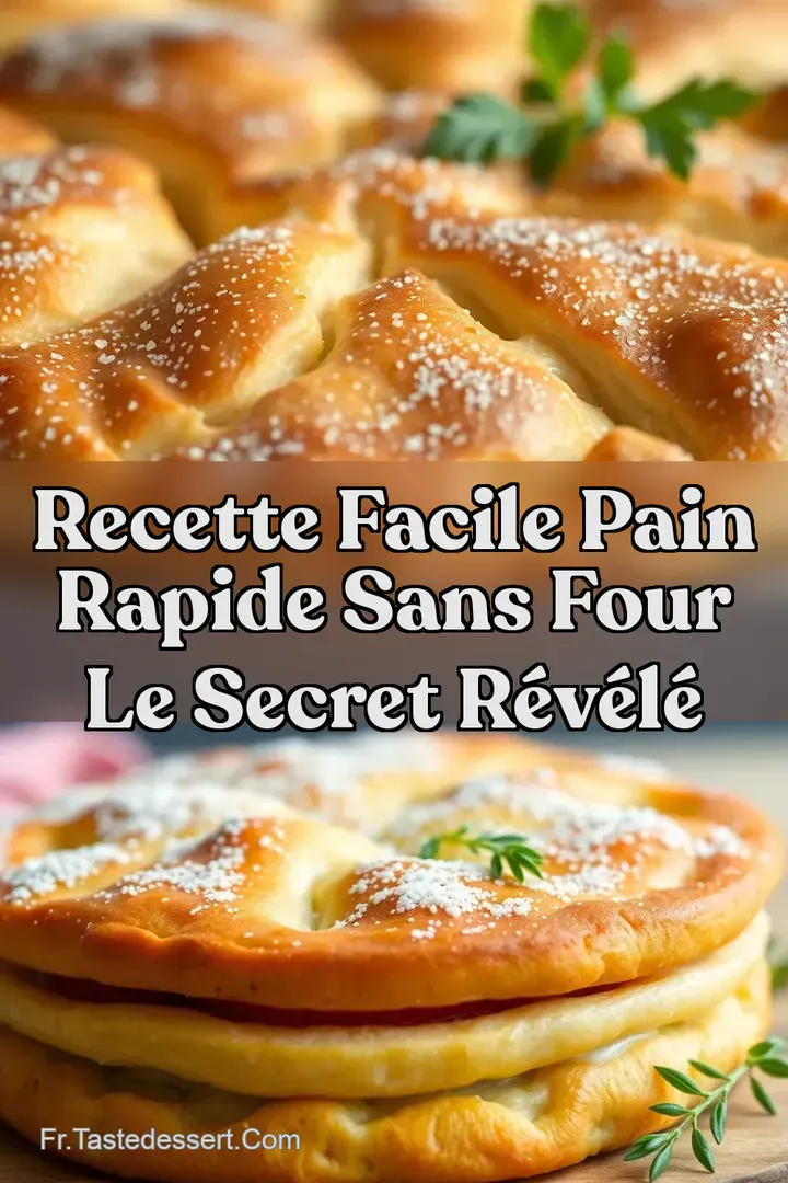 Recette Facile Pain Rapide Sans Four Le Secret R&eacute;v&eacute;l&eacute;
