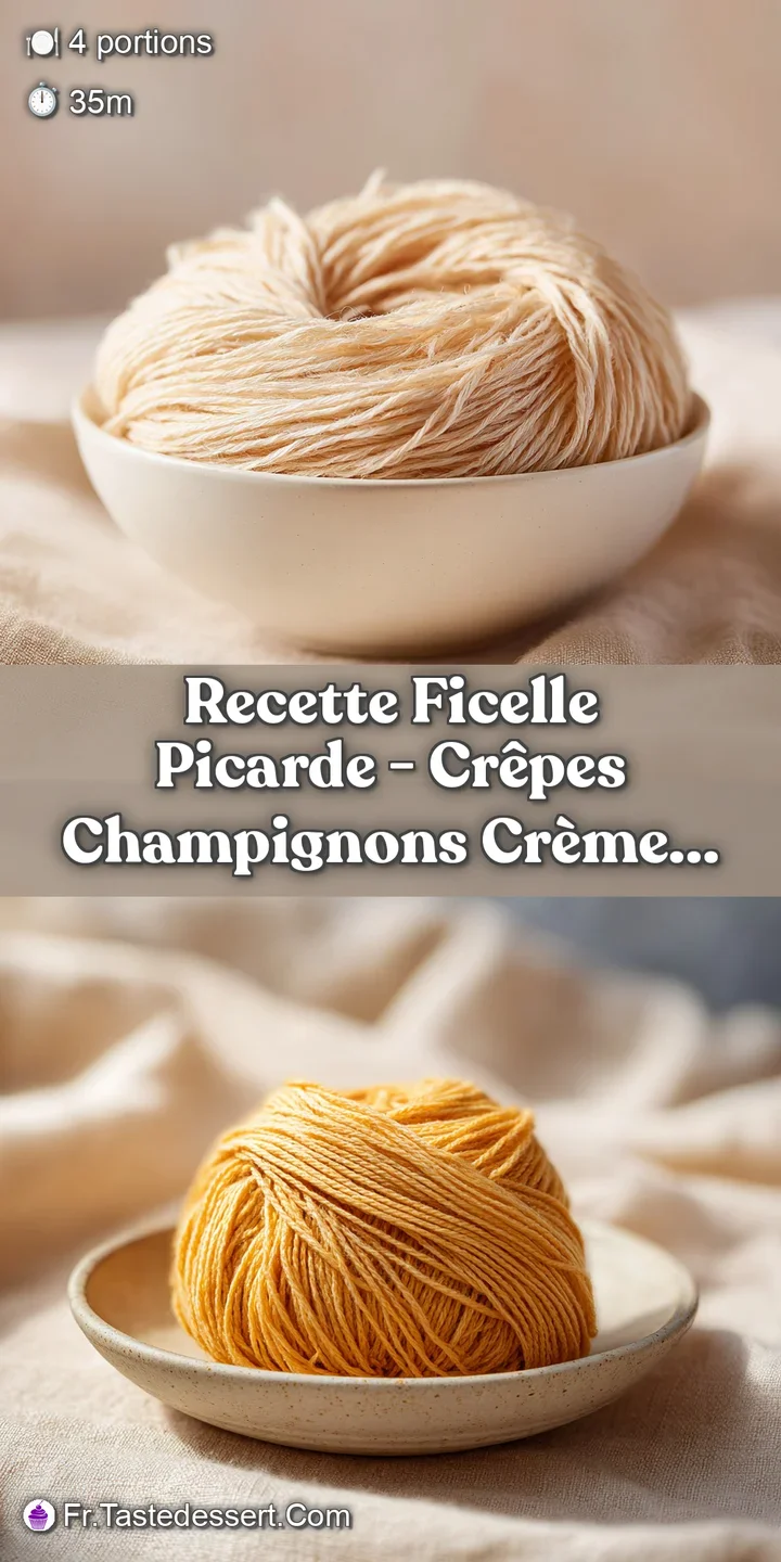 Close-up reveals the rich, golden-brown crepe surface and a peek into the savory, creamy mushroom filling. Textures and co...