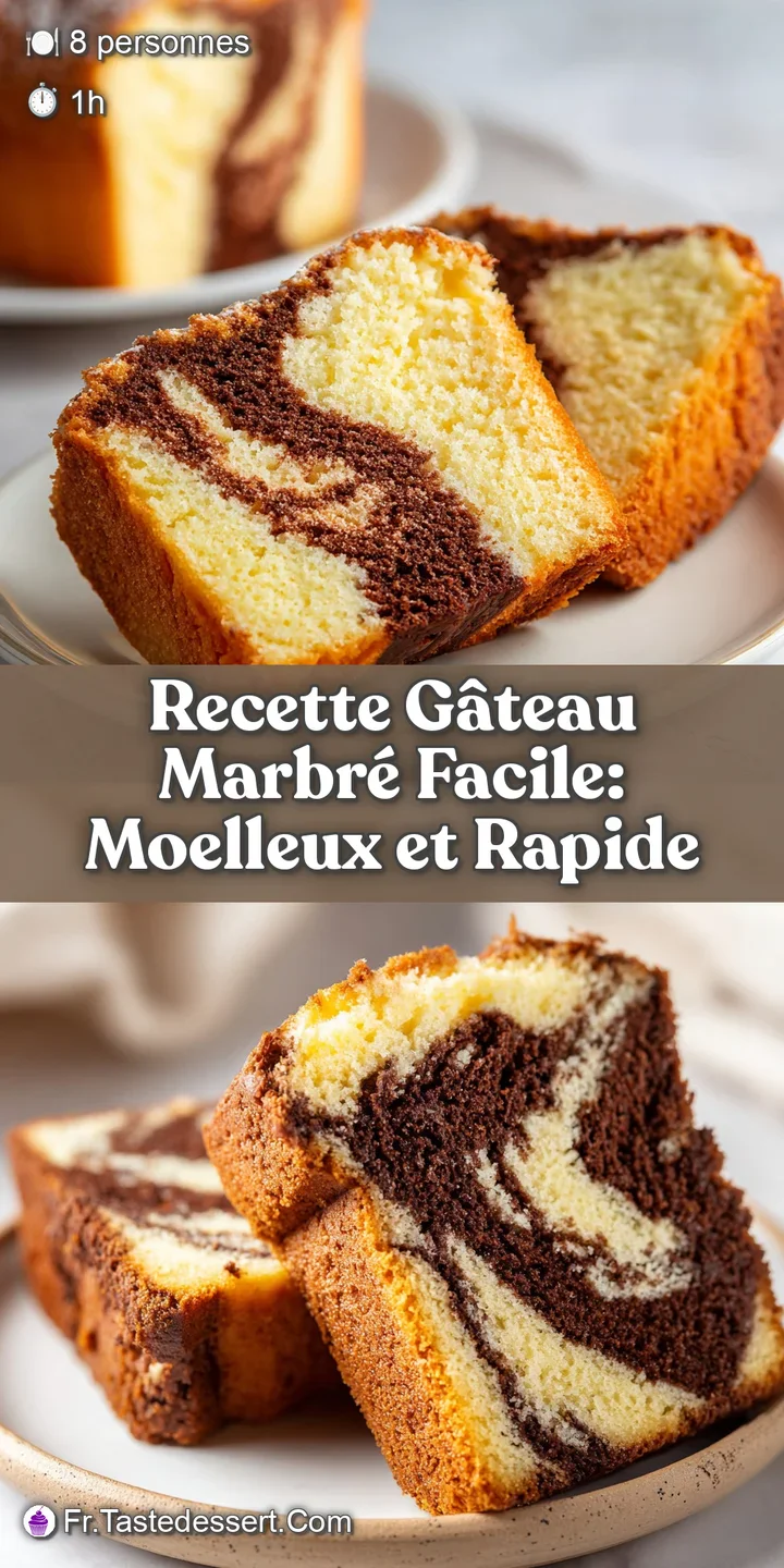 Close-up on a marble cake slice showcasing the rich, contrasting colors and soft, spongy texture; an irresistible visual t...