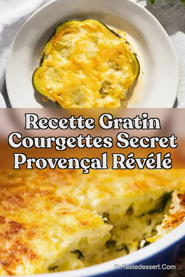 Recette Gratin Courgettes Secret Proven&ccedil;al R&eacute;v&eacute;l&eacute;