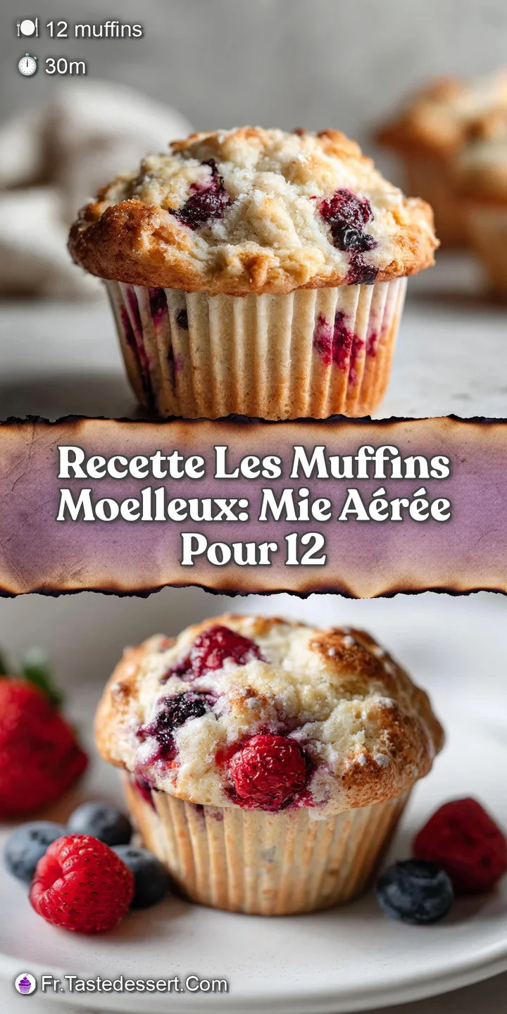 Close-up of a moist, golden muffin with plump blueberries bursting from its surface, hinting at a soft, tender texture.