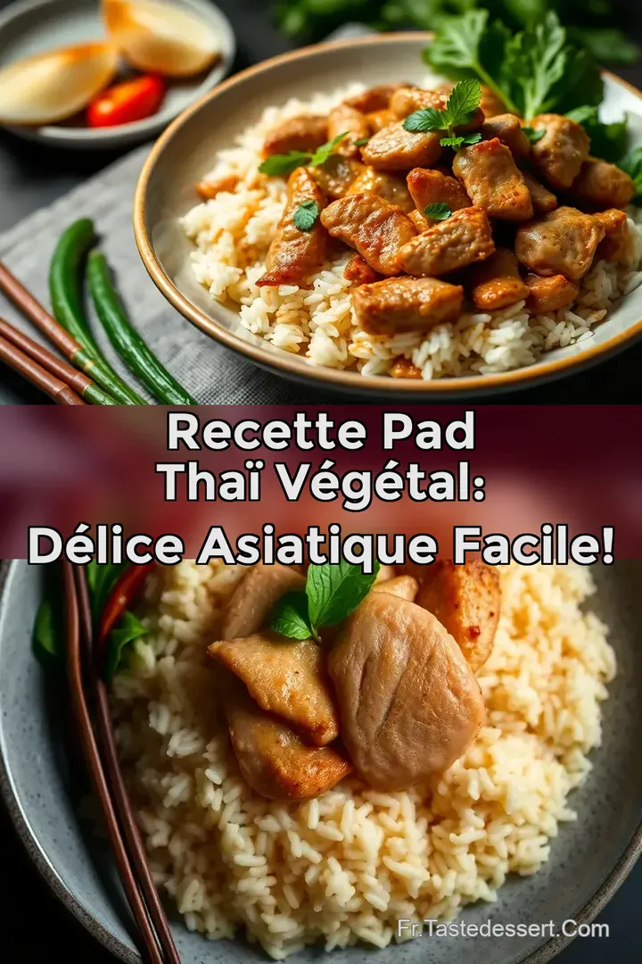Recette Pad Tha&iuml; V&eacute;g&eacute;tal: D&eacute;lice Asiatique Facile!
