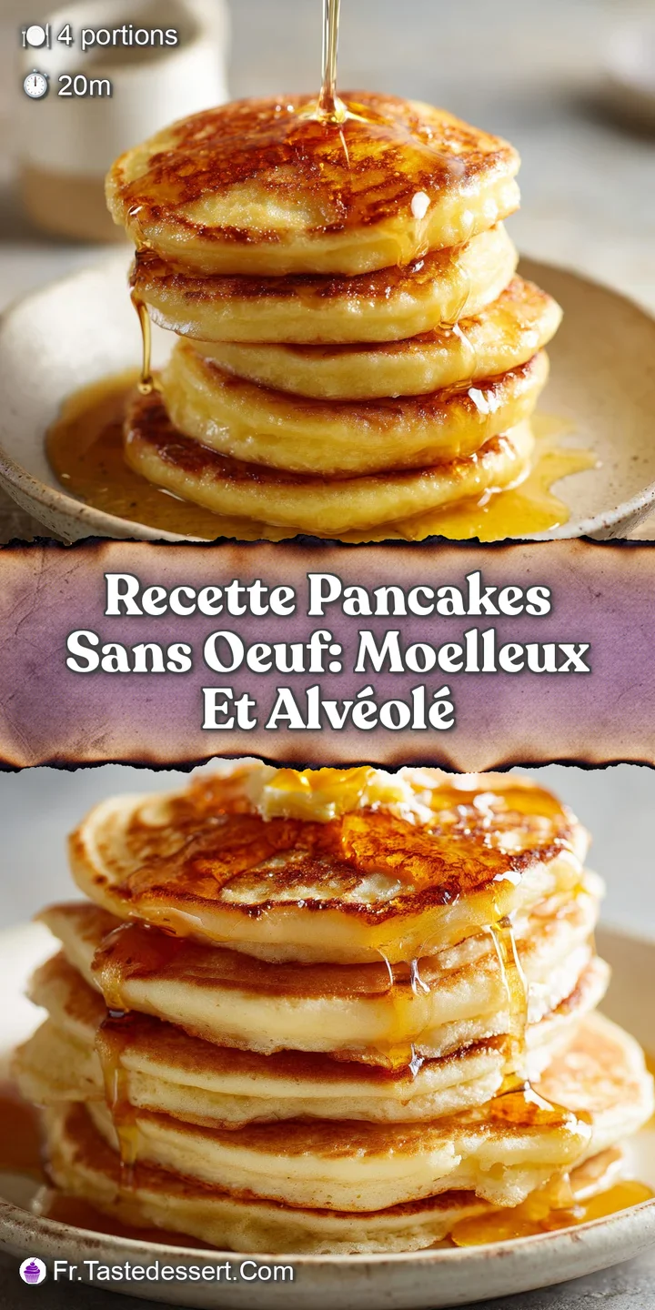 Close-up on a pancake stack, soft steam rising, inviting texture, golden brown edges hint at a delicate crispness.