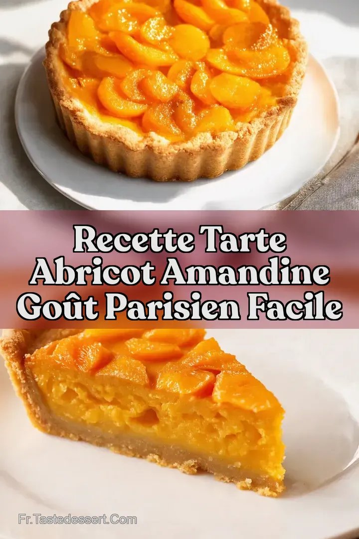 Recette Tarte Abricot Amandine Go&ucirc;t Parisien Facile