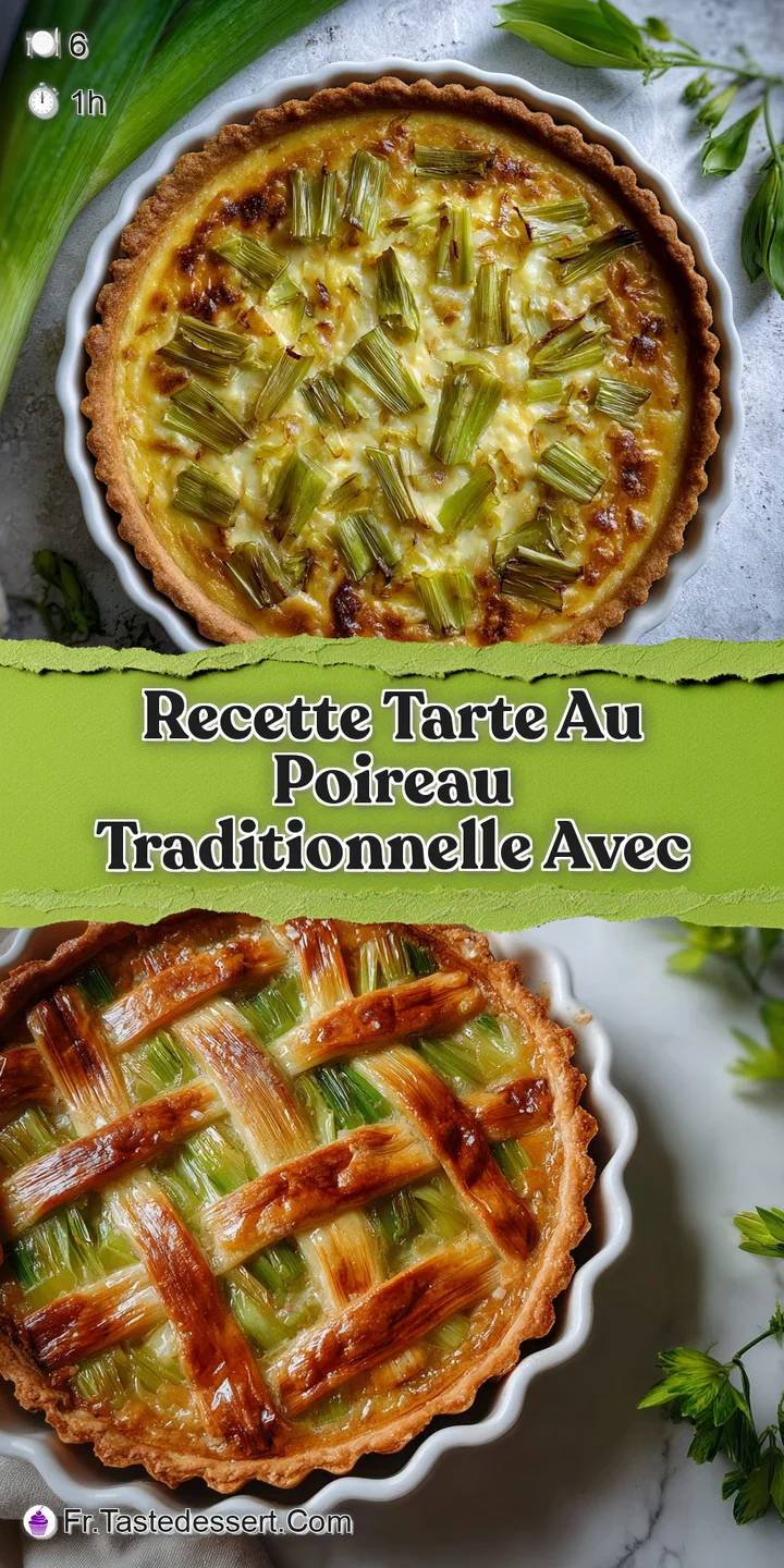 Close-up of leek tart, revealing caramelized leeks and a golden crust, inviting a first bite of savory, warm goodness.