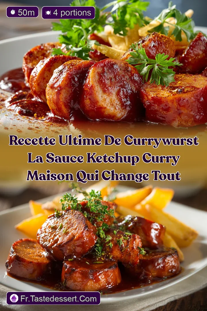 Recette Ultime de Currywurst La sauce Ketchup Curry maison qui change tout
