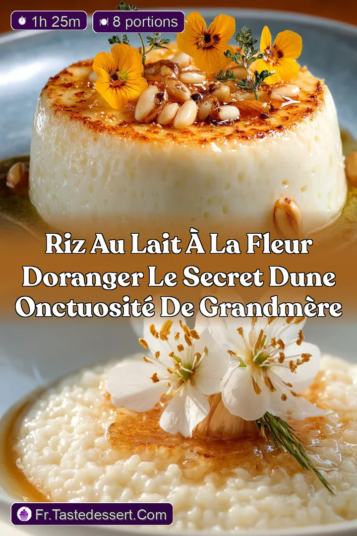 Riz au Lait &agrave; la Fleur dOranger Le secret dune onctuosit&eacute; de grandm&egrave;re