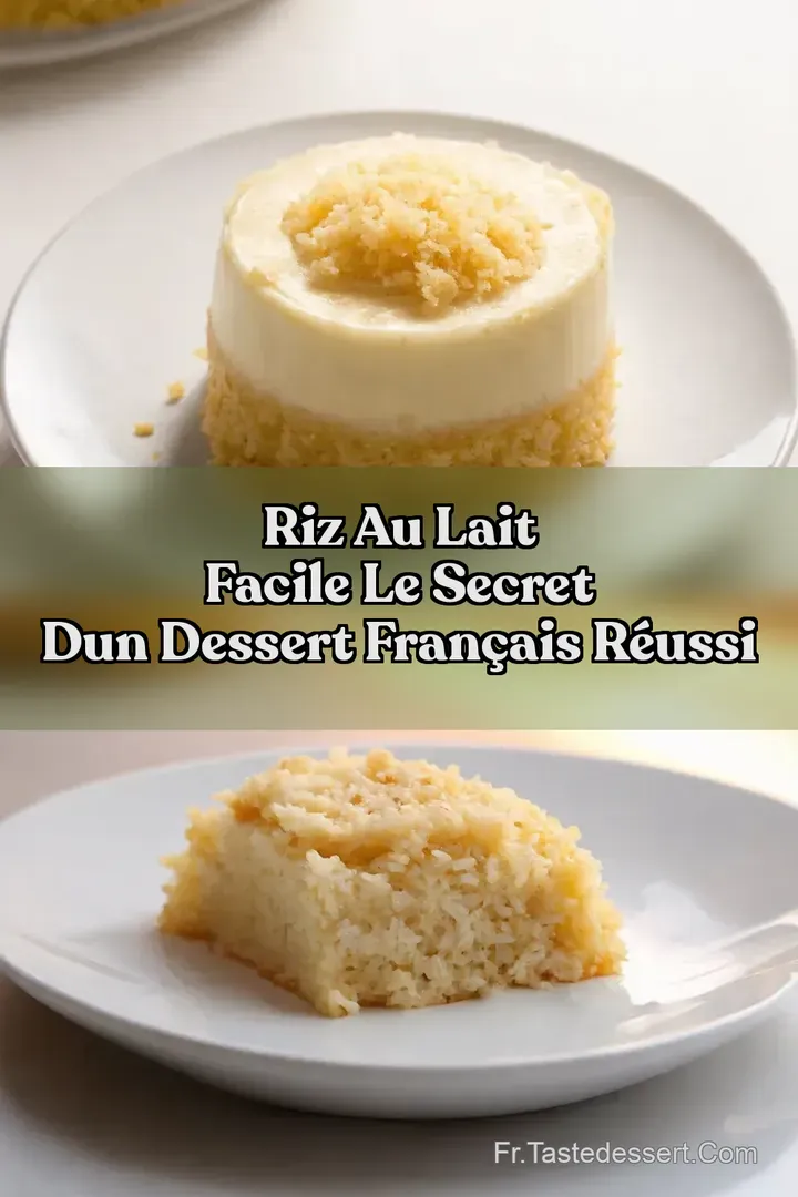 Riz au Lait Facile Le Secret dun Dessert Fran&ccedil;ais R&eacute;ussi