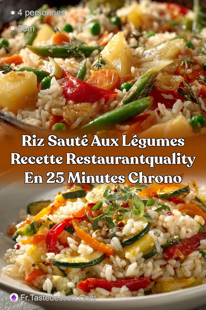 Riz Saut&eacute; aux L&eacute;gumes Recette restaurantquality en 25 minutes chrono