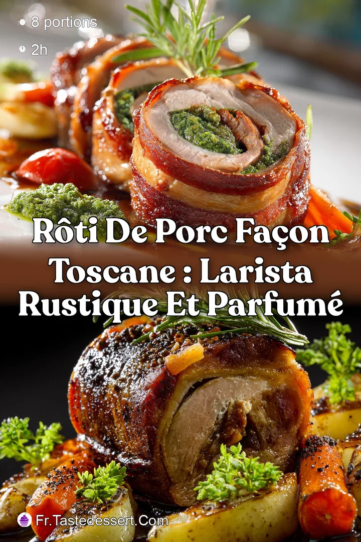 R&ocirc;ti de porc fa&ccedil;on Toscane : LArista rustique et parfum&eacute;