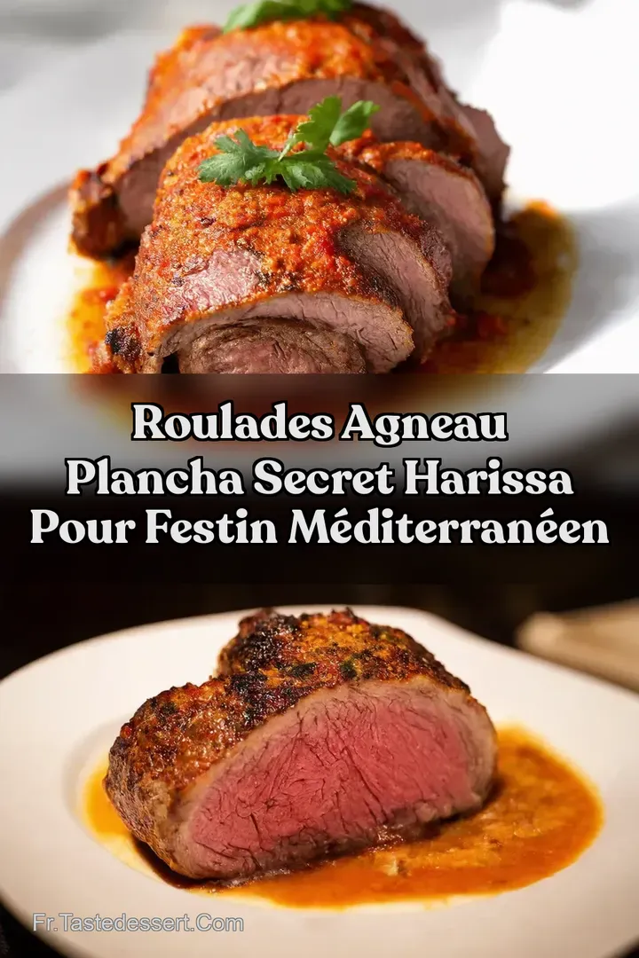 Roulades Agneau Plancha Secret Harissa Pour Festin M&eacute;diterran&eacute;en