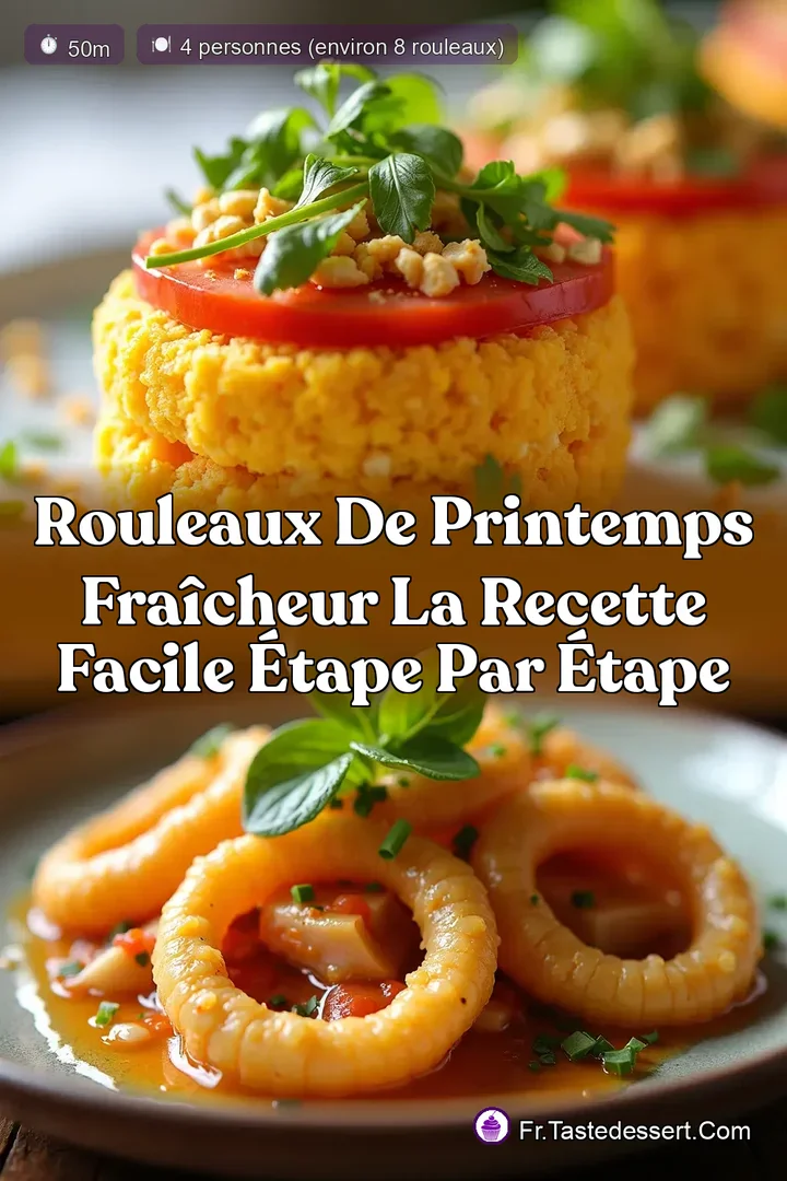 Rouleaux de Printemps Fra&icirc;cheur La Recette Facile &Eacute;tape par &Eacute;tape