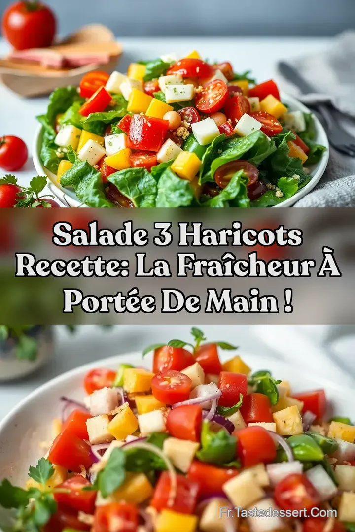 Salade 3 Haricots Recette: La Fra&icirc;cheur &agrave; Port&eacute;e de Main !