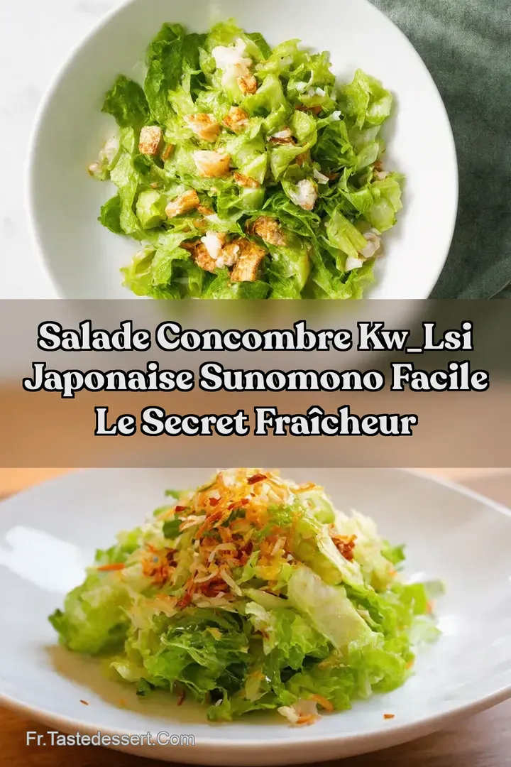 Salade Concombre kw_lsi Japonaise Sunomono Facile Le Secret Fra&icirc;cheur