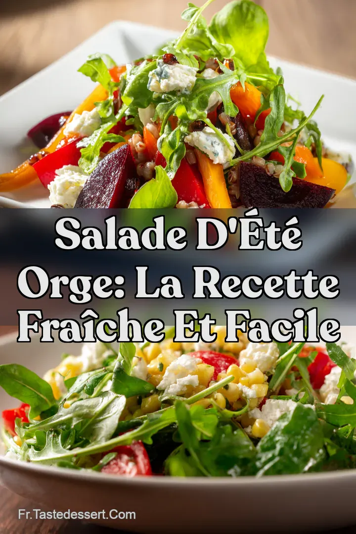 Salade d &eacute;t&eacute; Orge: La Recette Fra&icirc;che et Facile