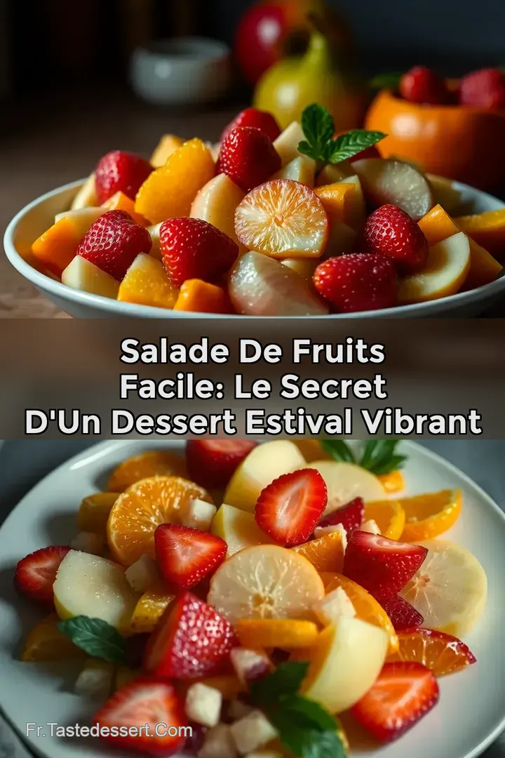 Salade de Fruits Facile: Le secret d un dessert estival vibrant