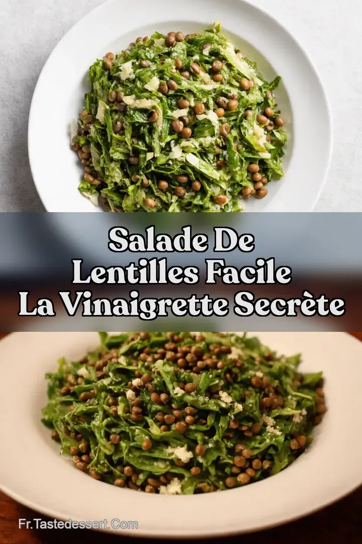 Salade de Lentilles Facile La Vinaigrette Secr&egrave;te