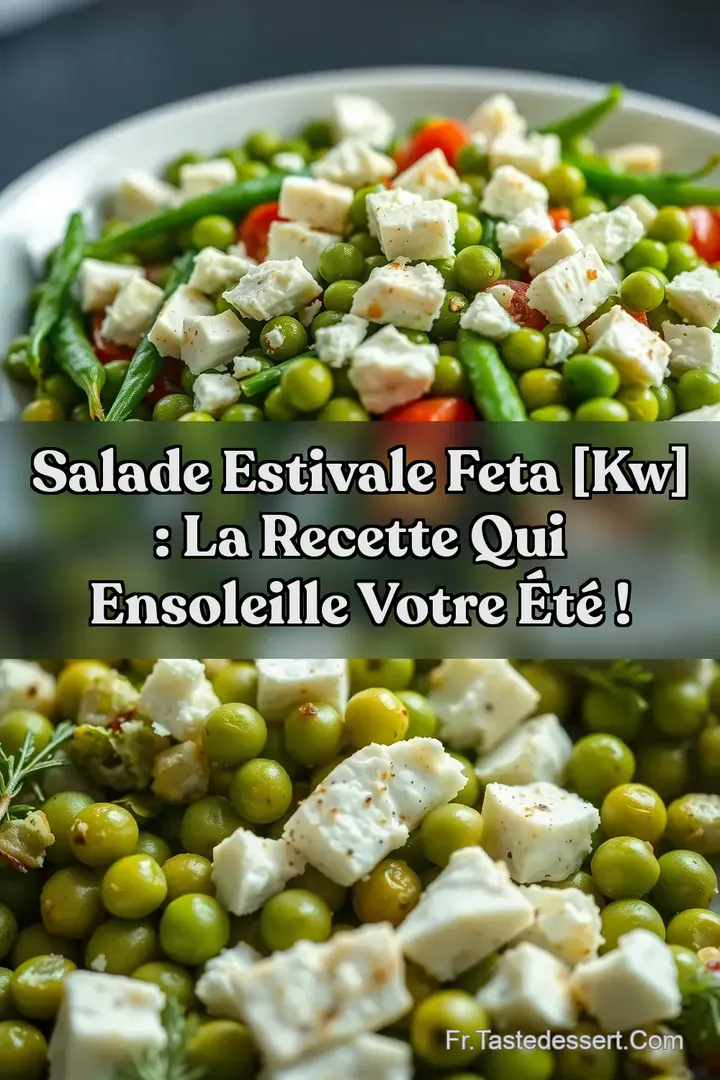 Salade Estivale Feta [kw] : La recette qui ensoleille votre &eacute;t&eacute; !