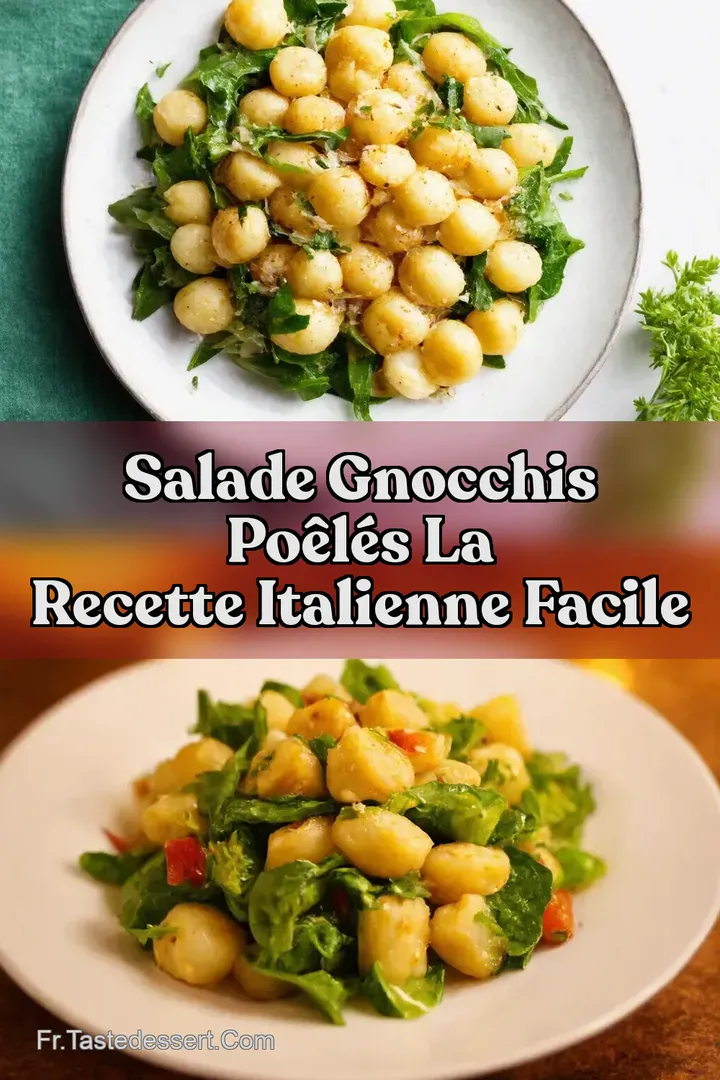 Salade Gnocchis Po&ecirc;l&eacute;s La Recette Italienne Facile