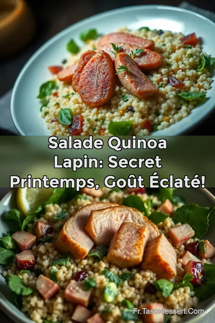 Salade Quinoa Lapin: Secret Printemps Go&ucirc;t &Eacute;clat&eacute;!