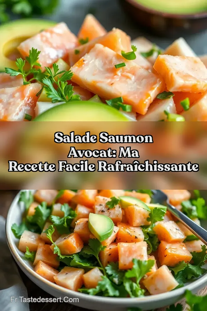 Salade Saumon Avocat: Ma Recette Facile Rafra&icirc;chissante