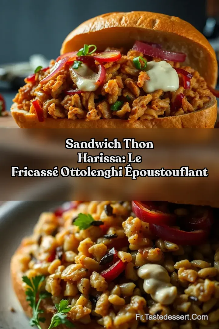 Sandwich Thon Harissa: Le Fricass&eacute; Ottolenghi &Eacute;poustouflant