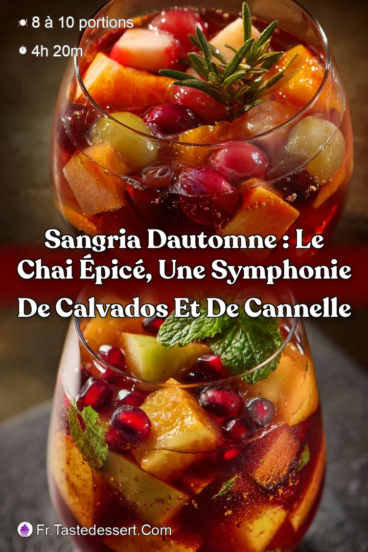 Sangria dautomne : Le Chai &Eacute;pic&eacute; une symphonie de Calvados et de cannelle