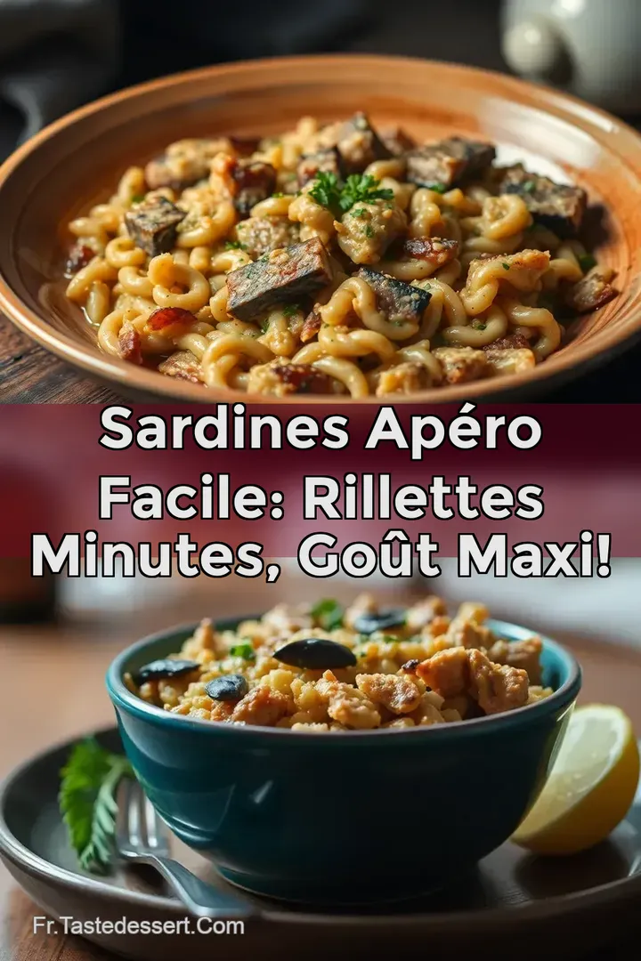 Sardines Ap&eacute;ro Facile: Rillettes Minutes Go&ucirc;t Maxi!