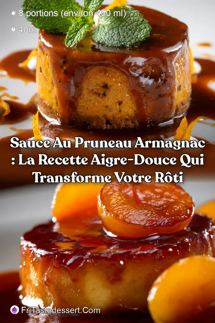 Sauce au pruneau Armagnac : La recette aigre-douce qui transforme votre r&ocirc;ti