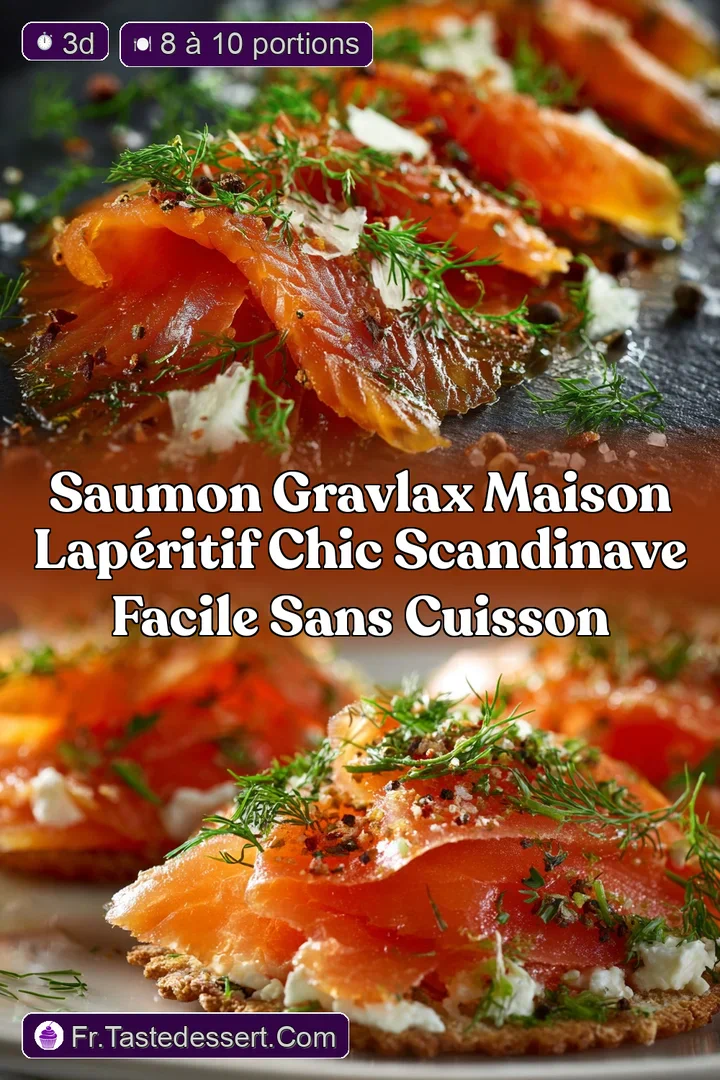 Saumon Gravlax Maison Lap&eacute;ritif Chic Scandinave Facile Sans Cuisson