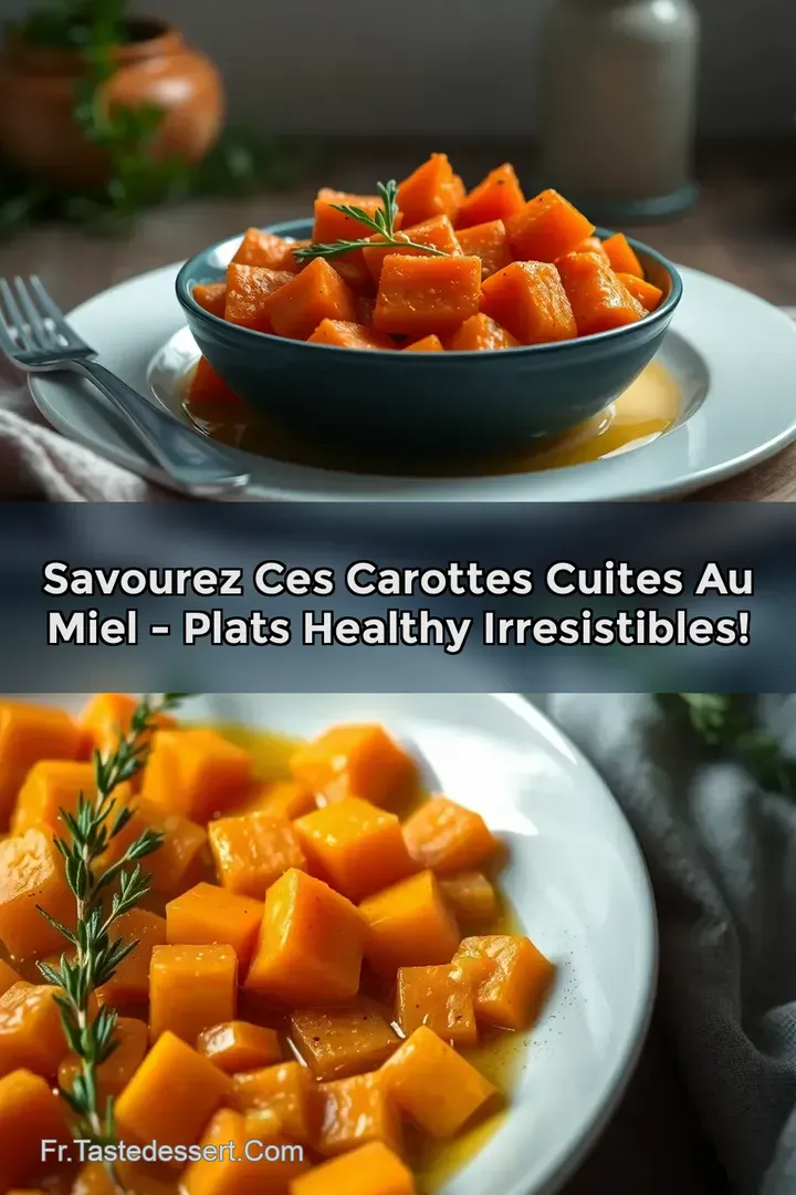 Savourez ces Carottes Cuites au Miel - Plats Healthy Irresistibles!