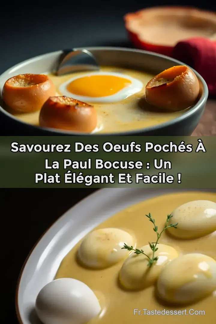 Savourez des Oeufs Poch&eacute;s &agrave; la Paul Bocuse : Un Plat &Eacute;l&eacute;gant et Facile !