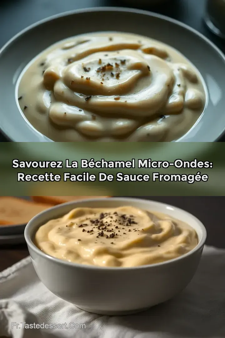 Savourez la B&eacute;chamel Micro-ondes: Recette Facile de Sauce Fromag&eacute;e