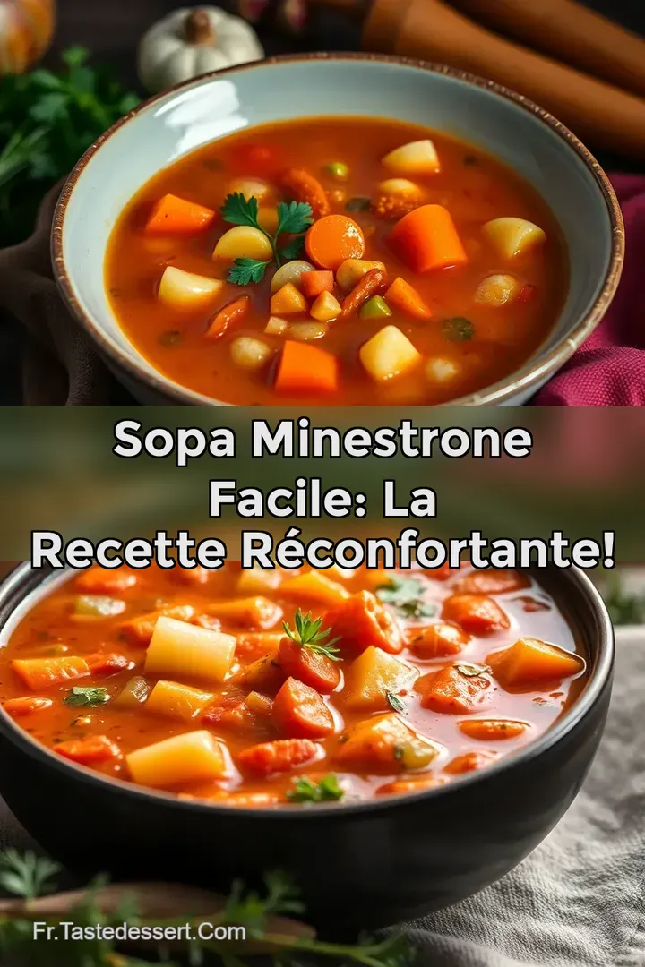 Sopa Minestrone Facile: La Recette R&eacute;confortante!