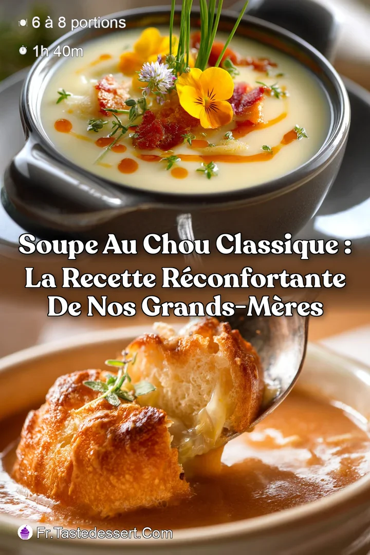 Soupe au Chou Classique : La Recette R&eacute;confortante de Nos Grands-M&egrave;res