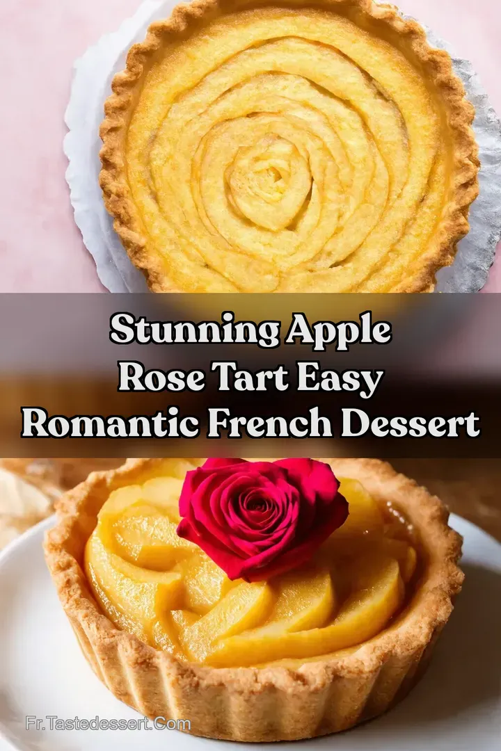Stunning Apple Rose Tart Easy Romantic French Dessert