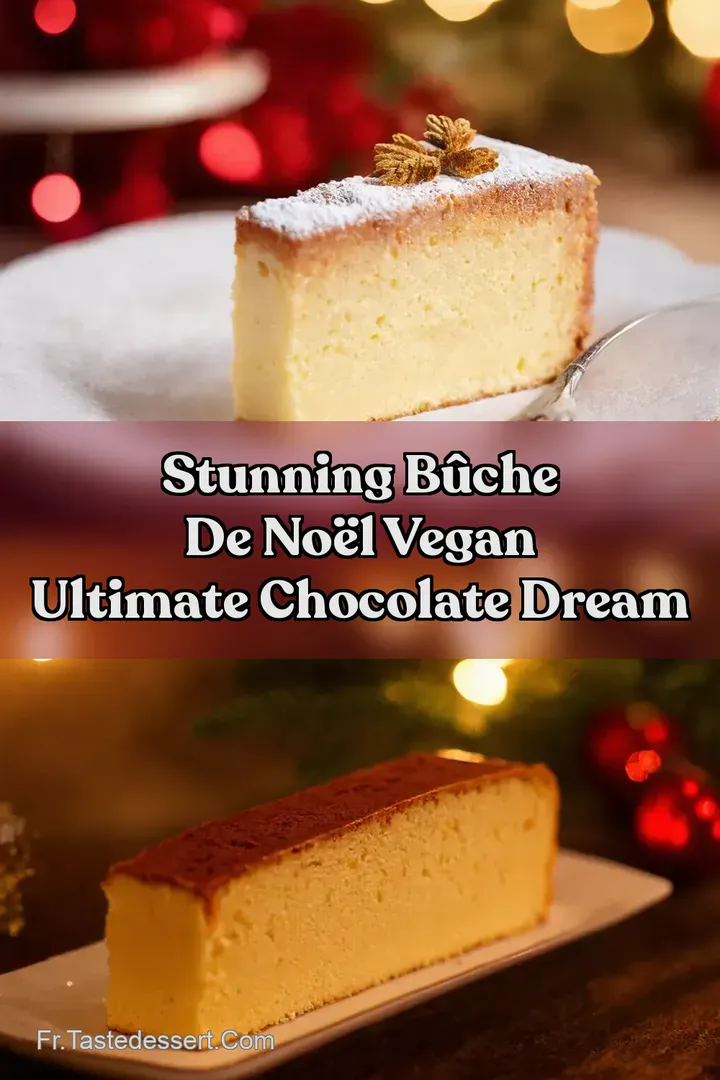 Stunning B&ucirc;che de No&euml;l Vegan Ultimate Chocolate Dream