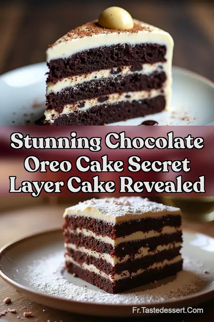 Stunning Chocolate Oreo Cake Secret Layer Cake Revealed