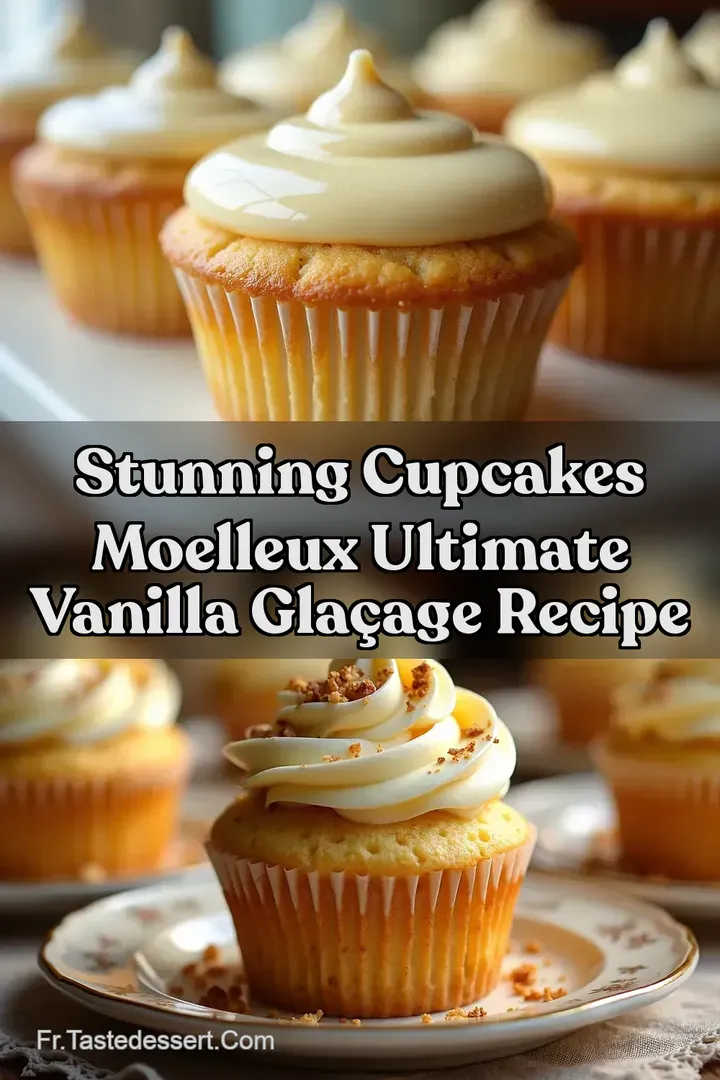 Stunning Cupcakes Moelleux Ultimate Vanilla Gla&ccedil;age Recipe
