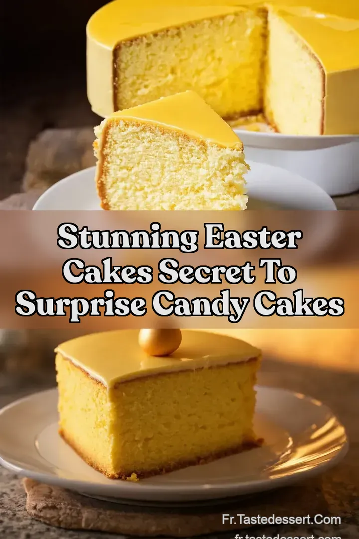 Stunning Easter Cakes Secret To Surprise Candy Cakes