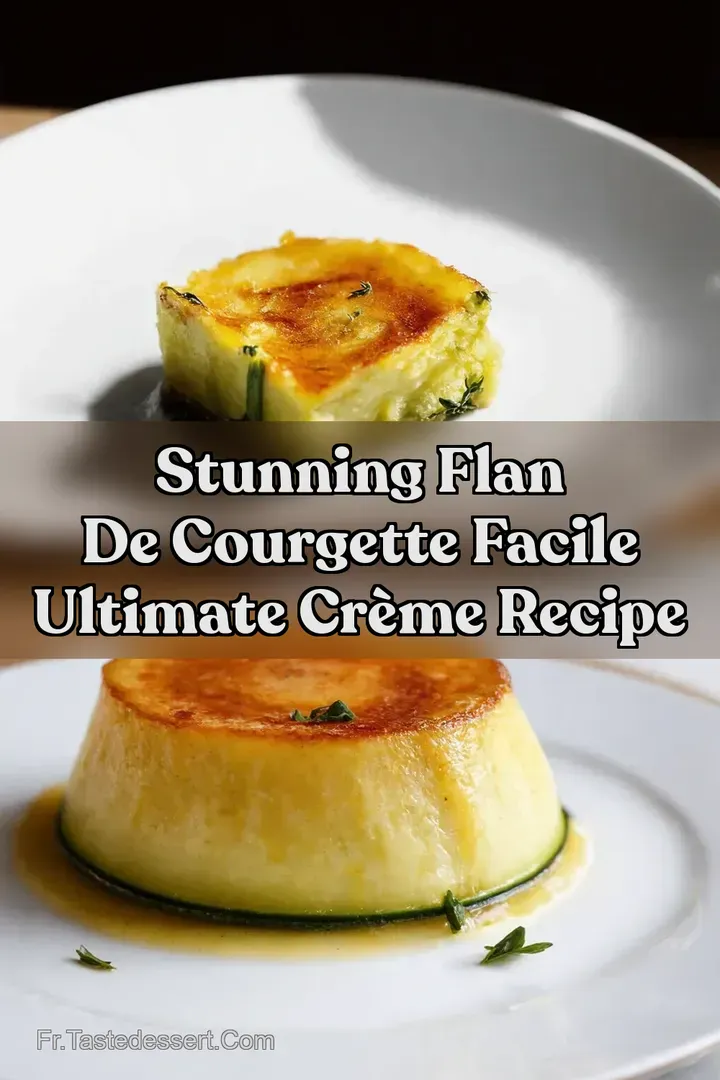 Stunning Flan de Courgette Facile Ultimate Cr&egrave;me Recipe