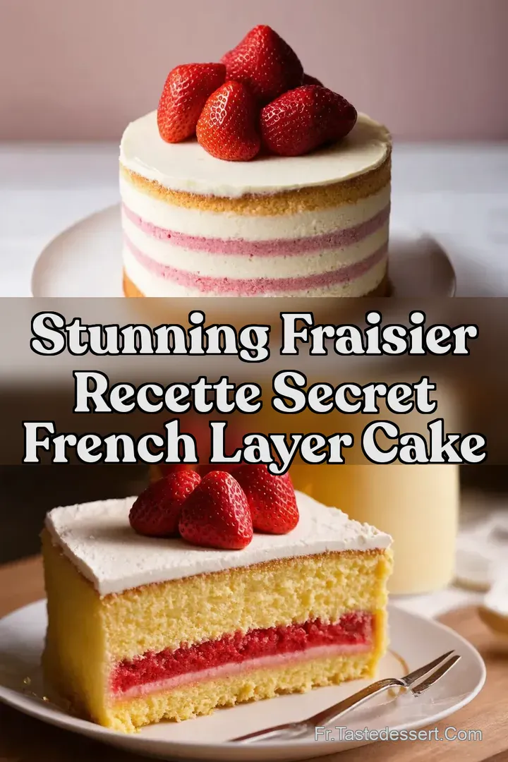 Stunning Fraisier Recette Secret French Layer Cake