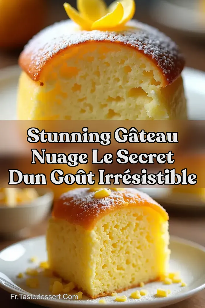Stunning G&acirc;teau Nuage Le Secret dun Go&ucirc;t Irr&eacute;sistible