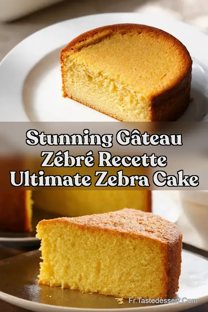 Stunning G&acirc;teau Z&eacute;br&eacute; Recette Ultimate Zebra Cake