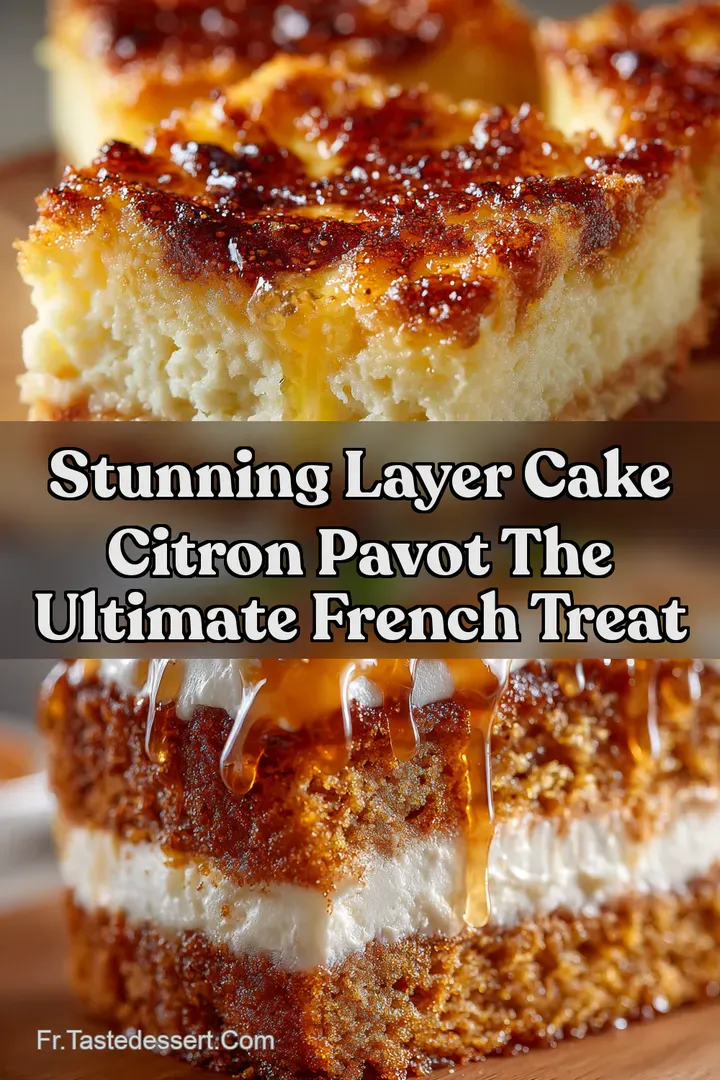 Stunning Layer Cake Citron Pavot The Ultimate French Treat