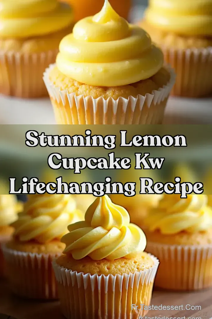 Stunning Lemon Cupcake kw LifeChanging Recipe