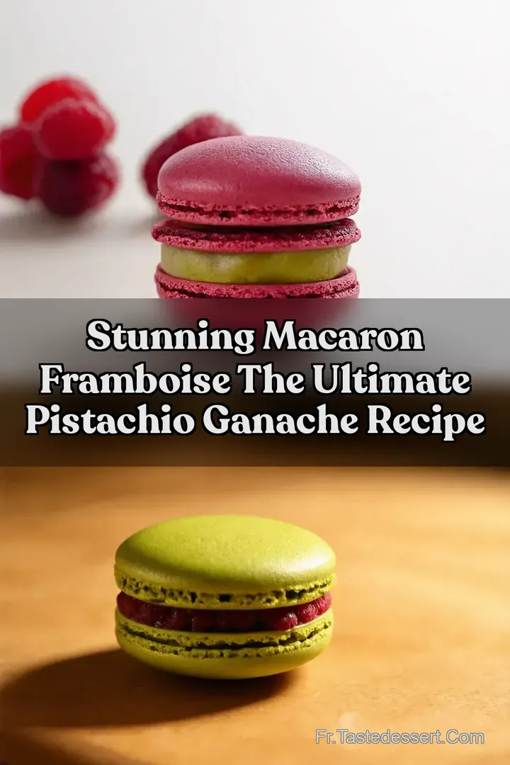 Stunning Macaron Framboise The Ultimate Pistachio Ganache Recipe